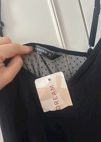 Dantel Detaylı Siyah Askılı Kadın Atlet - Görsel 5