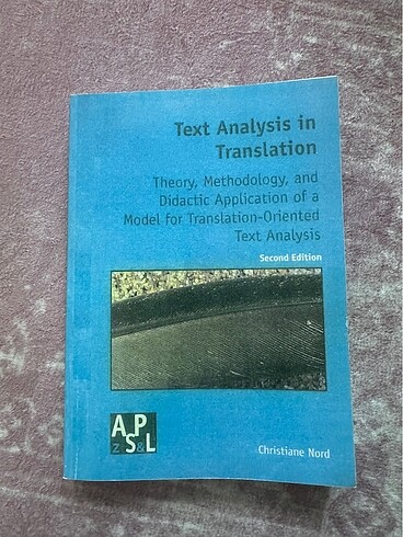 Text Analysis in Translation - Christiane Nord