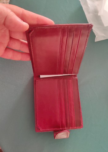 Diğer Bordo kahve unisex cüzdan