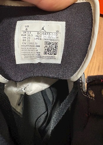 Nike Air Jordan Siyah Beyaz Spor Ayakkabı - Görsel 8