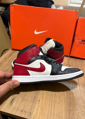 Nike Air Jordan Siyah Beyaz Spor Ayakkabı - Görsel 5
