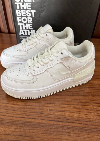 Nike Air Force Shadow Beyaz Deri Sneaker