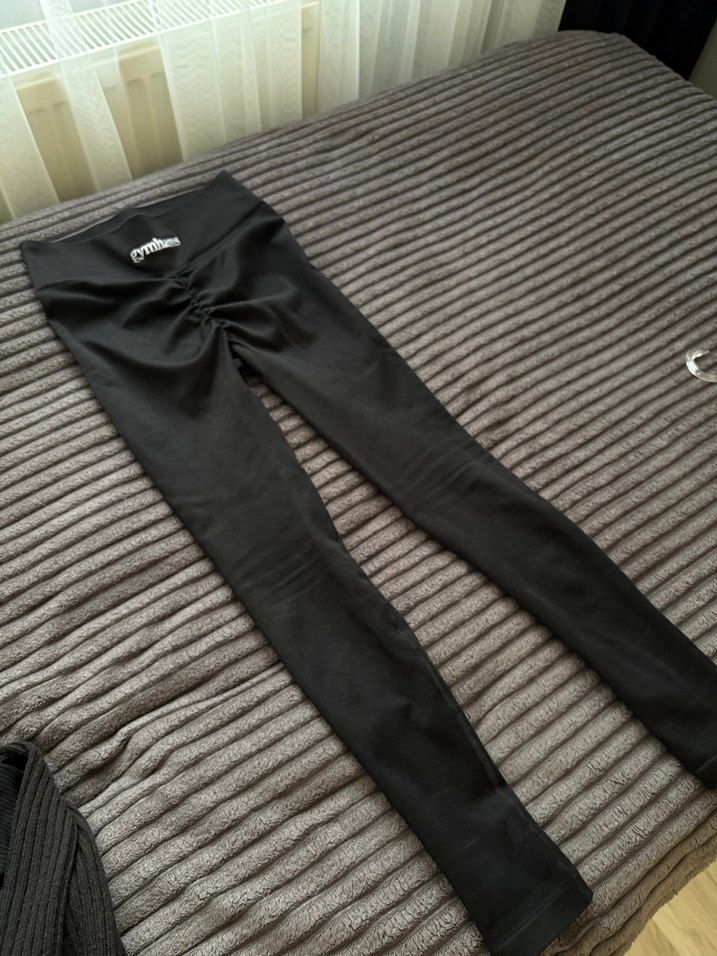 Siyah Kadın Spor Tayt - Görsel 2