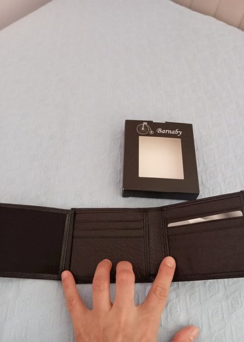 Barnaby Siyah Hakiki Deri Erkek Cüzdan - Görsel 5
