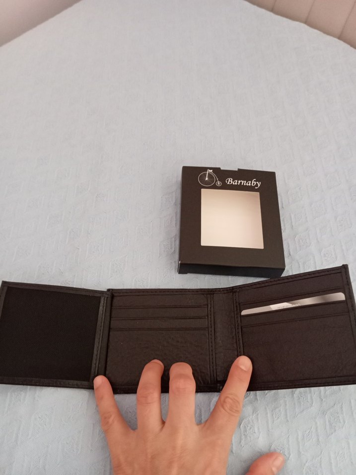 Barnaby Siyah Hakiki Deri Erkek Cüzdan - Görsel 5