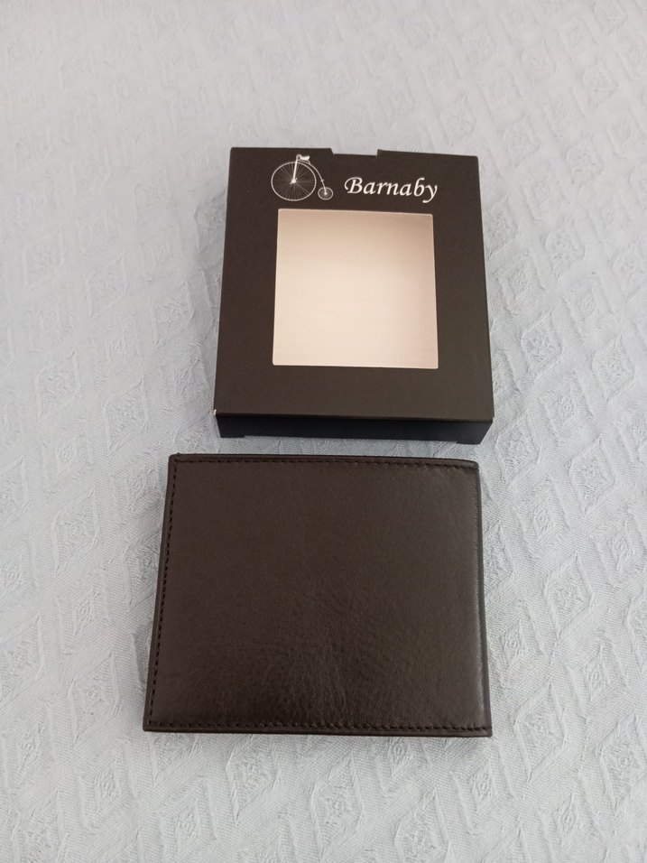 Barnaby Siyah Hakiki Deri Erkek Cüzdan - Görsel 3