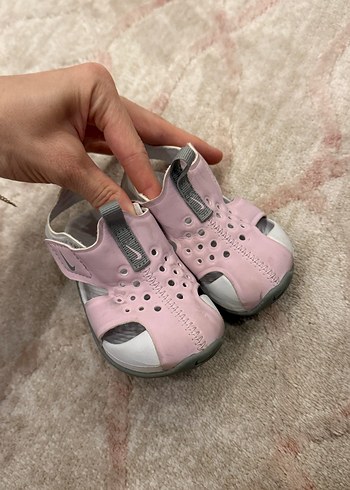 Kız Çocuk Pembe Cırtlı Kauçuk Terlik