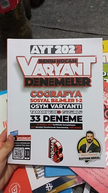 Ayt coğrafya 33 deneme benim hocam yayınları