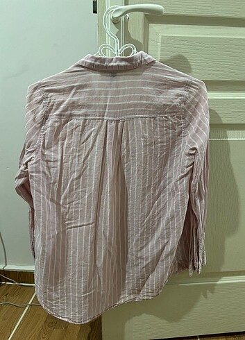 H&M Pembe çizgili gömlek