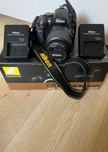 Nikon D5100 18-55mm VR Siyah Dijital Kamera