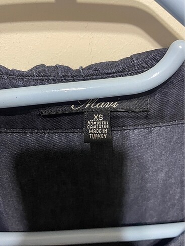 m Beden Mavi jeans gömlek