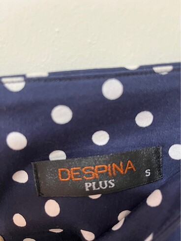 s Beden mavi Renk Despina puantiyeli etek