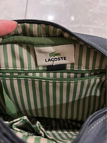 Beden Lacoste lacivert çapraz çanta