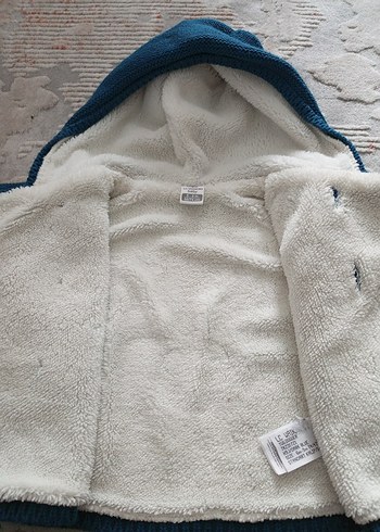 #Kapşonlu bebek hırkası - Görsel 7