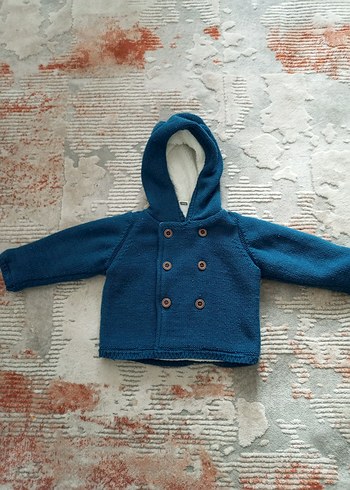 #Kapşonlu bebek hırkası - Görsel 2