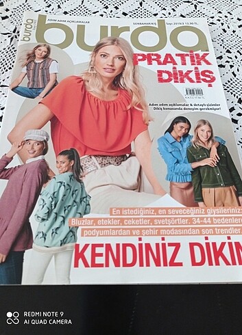 #Burda piratik dikiş dergisi
