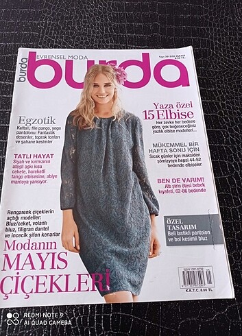 #Burda dikiş dergisi