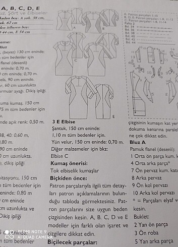  Beden #Elbise kaliplari( 4 model)