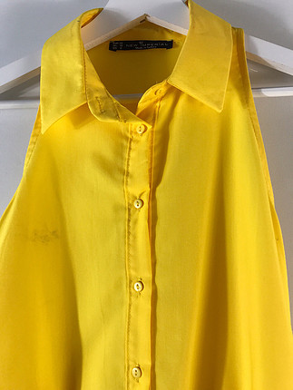 36 Beden sarı Renk Önü kısa arkası uzun elbise 