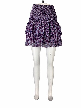 Floral desenli etek