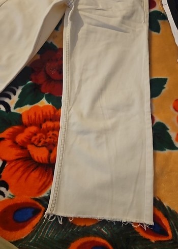 Beyaz Kadın jean manuka - Görsel 3