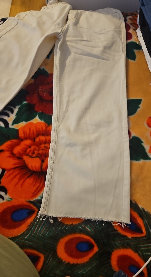 Beyaz Kadın jean manuka - Görsel 3