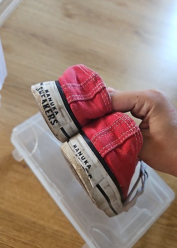 manuka kırmızı converse - Görsel 4