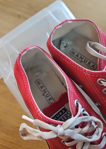 manuka kırmızı converse - Görsel 2