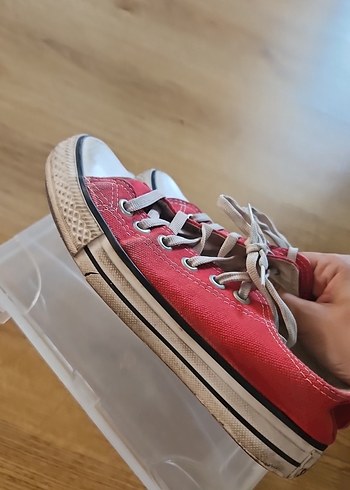 manuka kırmızı converse - Görsel 5