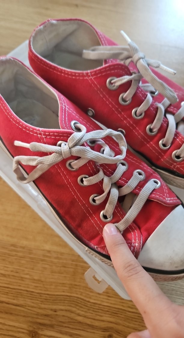 manuka kırmızı converse - Görsel 3