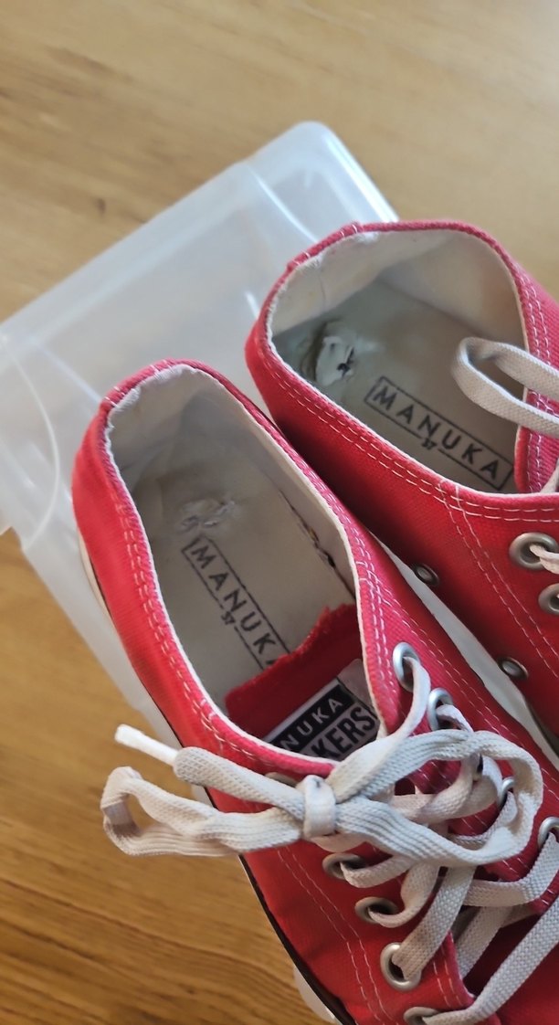 manuka kırmızı converse - Görsel 2