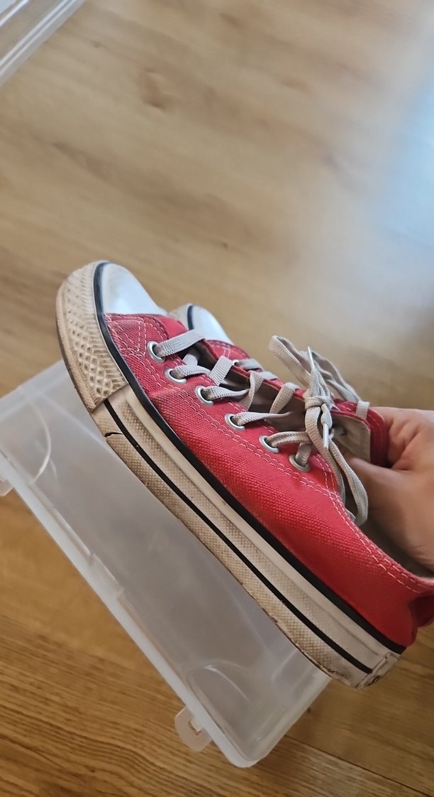 manuka kırmızı converse - Görsel 5