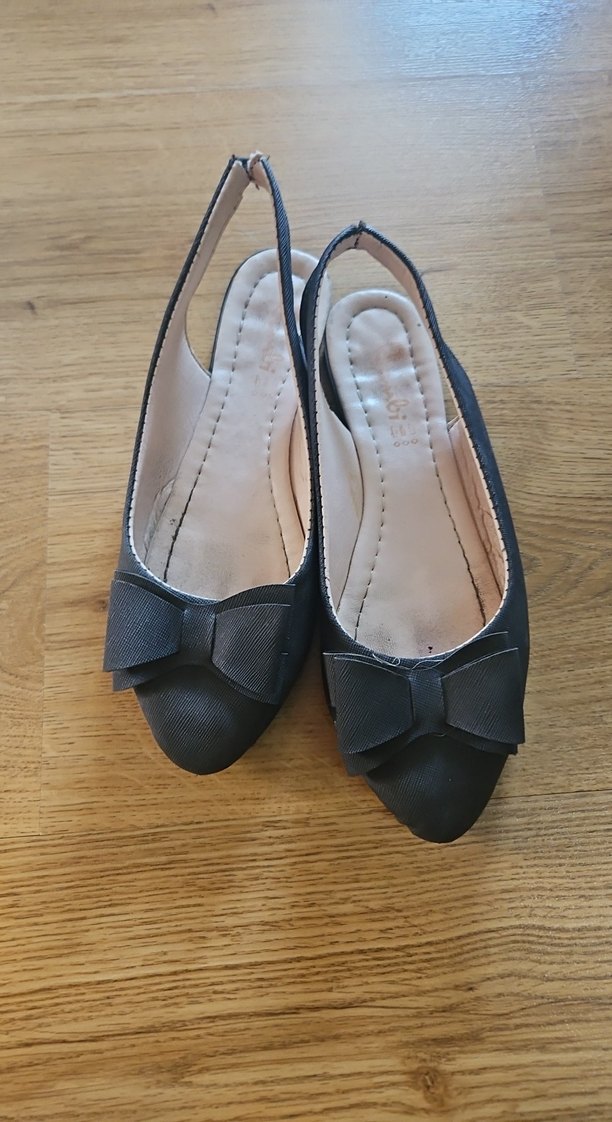 siyah fiyonklu babet bambi - Görsel 2