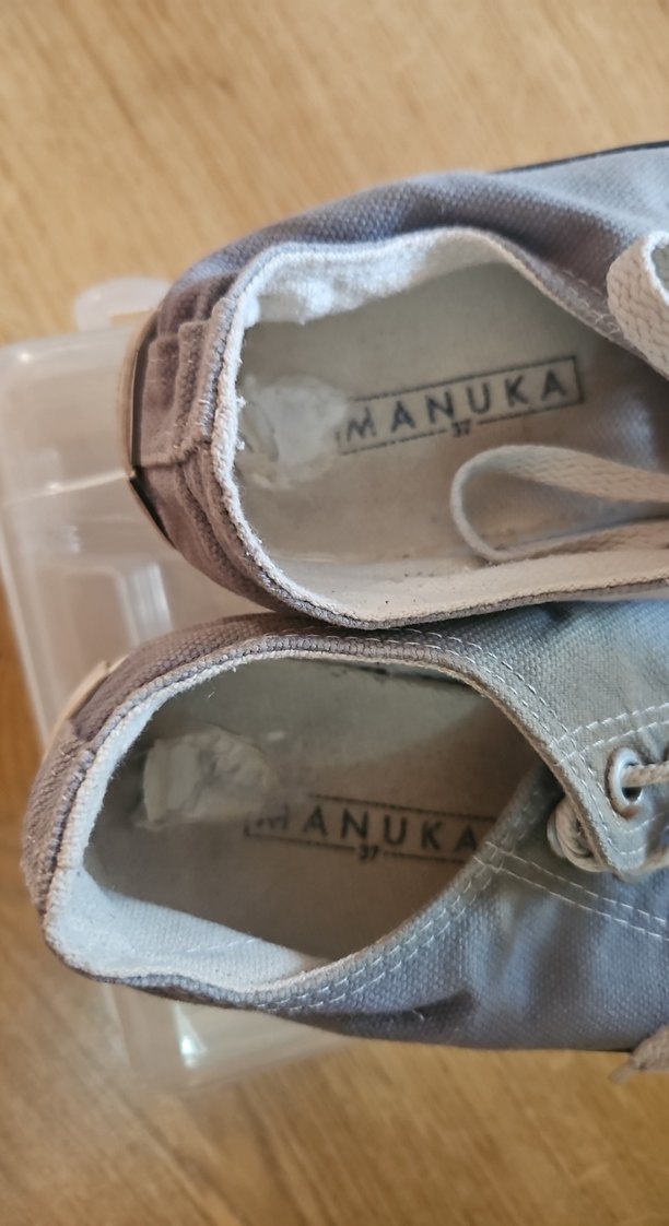 manuka gri Bağcıklı Kadın converse - Görsel 2