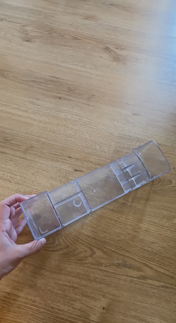 Bej Renkli Şeffaf Makyaj Organizeri - Görsel 2