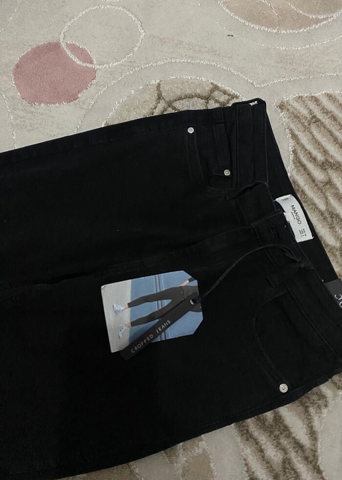 Siyah Mango pantolon - Görsel 2