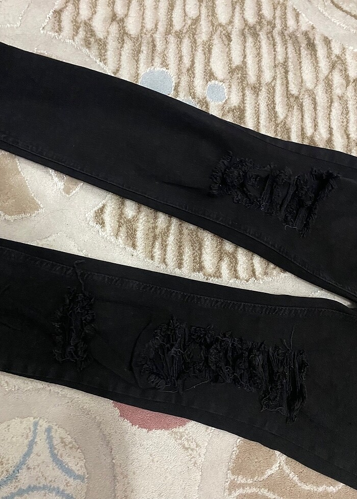 Siyah Mango pantolon - Görsel 4