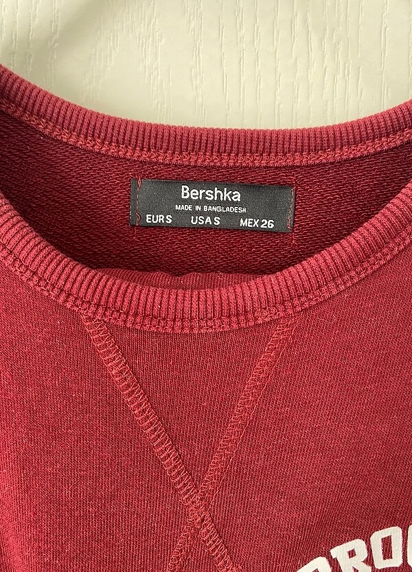 Bershka bordo eşofman takımı - Görsel 2