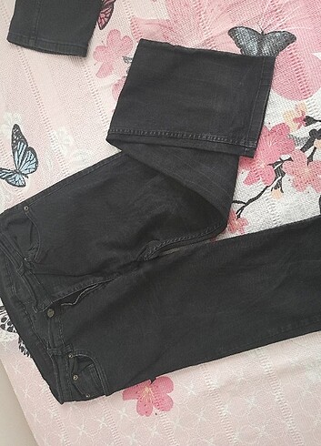 Siyah fit erkek jean