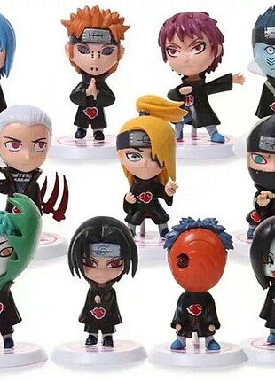 Naruto Akadsuki oyuncak figürleri 