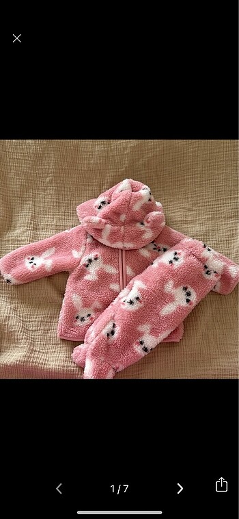 LC WAIKIKI KIZ BEBEK PELUŞ TAKIM