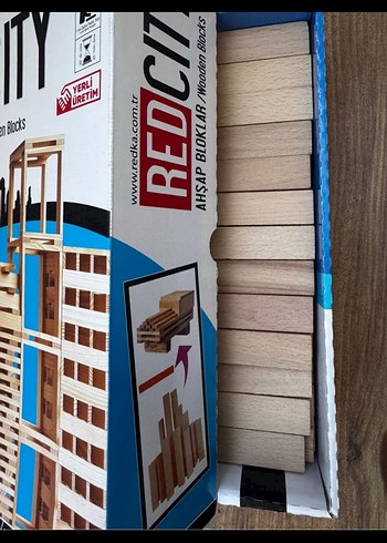 Fisher Price Redcity Ahşap Bloklar