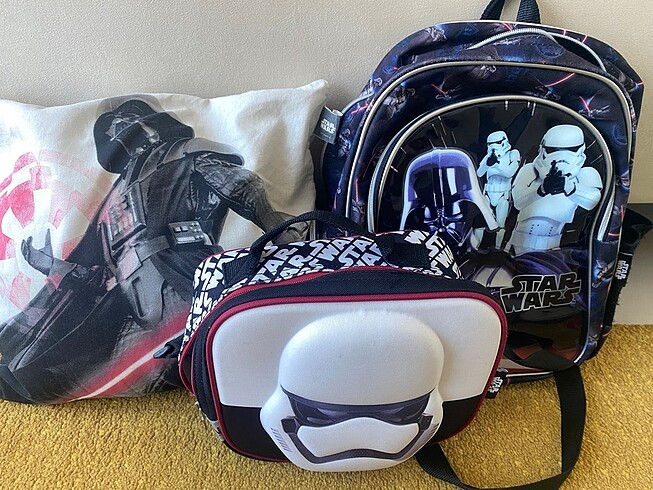 Star wars çanta ve beslenme çantası