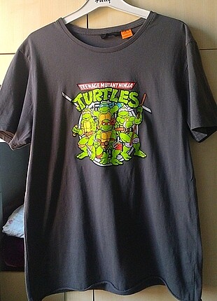gri Ninja turtles oversize tshirt