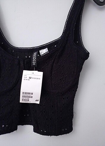 H&M büstiyer dantelli çengelli