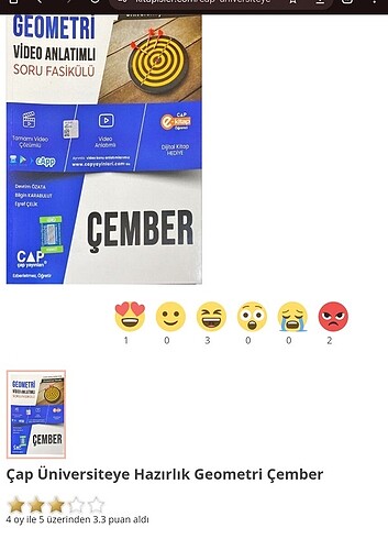 Çap çember fasikülü