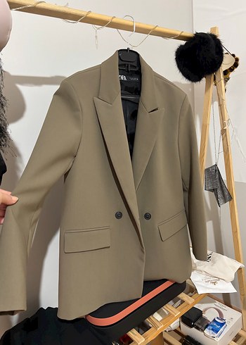 Zara Kruvaze Blazer Ceket