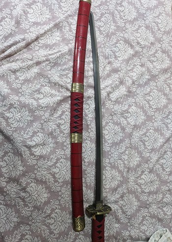  Beden kırmızı Renk Kırmızı Yılan Desenli katana