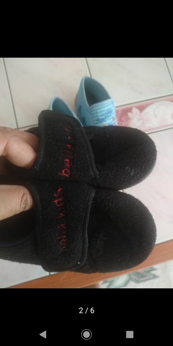 Mavi Unicorn Baskılı Kız Ev Terliği - Görsel 4