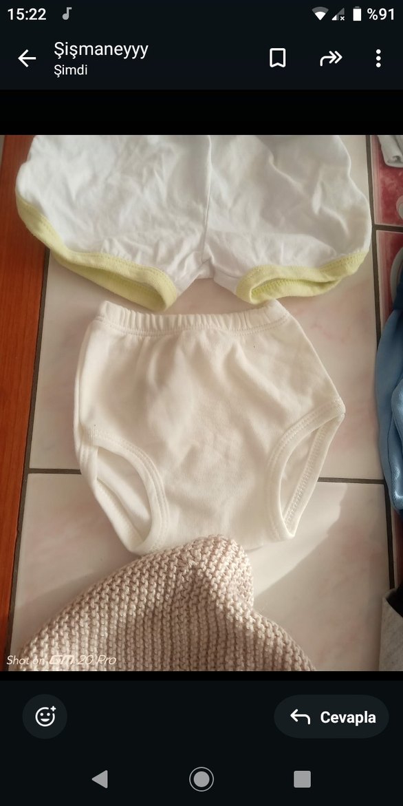 Kız Çocuk Bej Kapüşonlu Örgü Hırka - Görsel 2